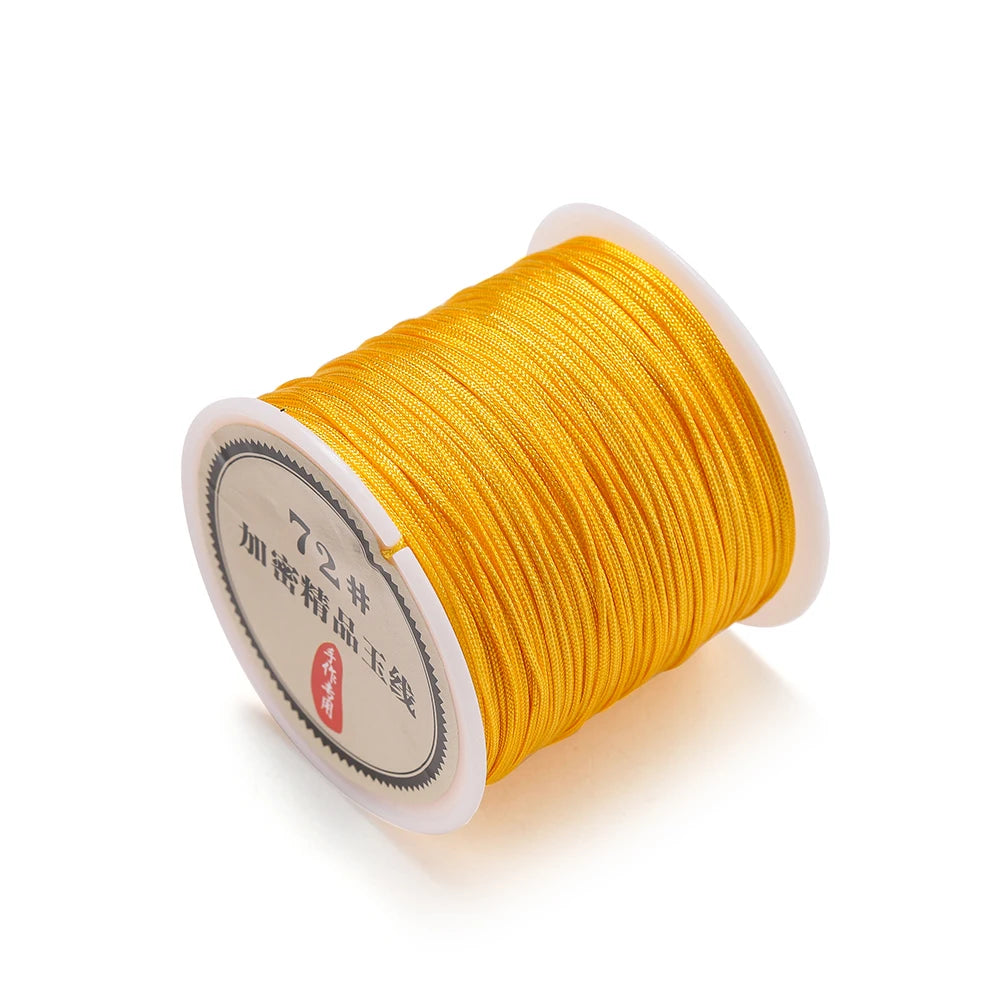 10/50M 0.8mm Nylon Thread Cord Chinese Knot Bracelet Braided String for DIY Tassel Beading Shamballa String Jewelry Making