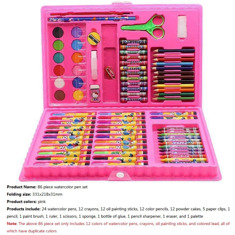 Children's Painting Full Gift Set of Brushes & Art Tools