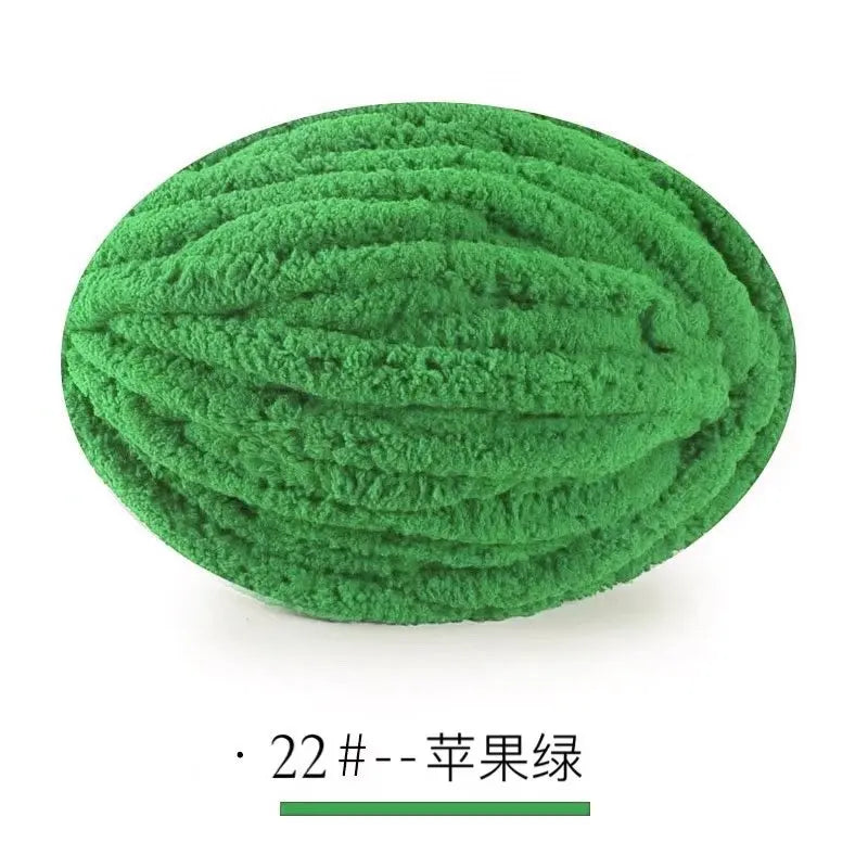 250g/Ball DIY Hand Knitting Chenille Yarn Thick Chunky Giant Yarn Cotton Thick Yarn for Scarf Cushion Handmade Crochet Hook Line
