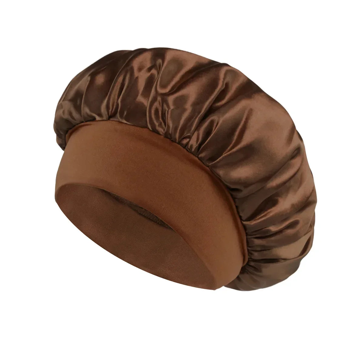 Solid Wide-Brimmed Satin Hair Bonnet for Sleeping *Multiple Colors*