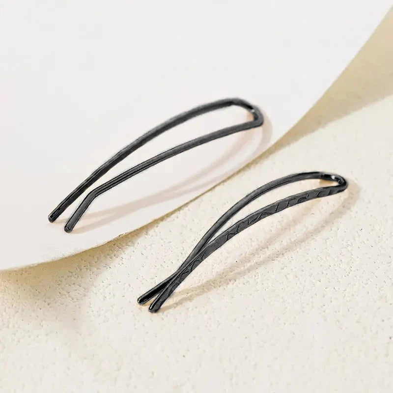 Huitan Minimalist Hook Earrings for Women | Simple Stylish Drop Earrings