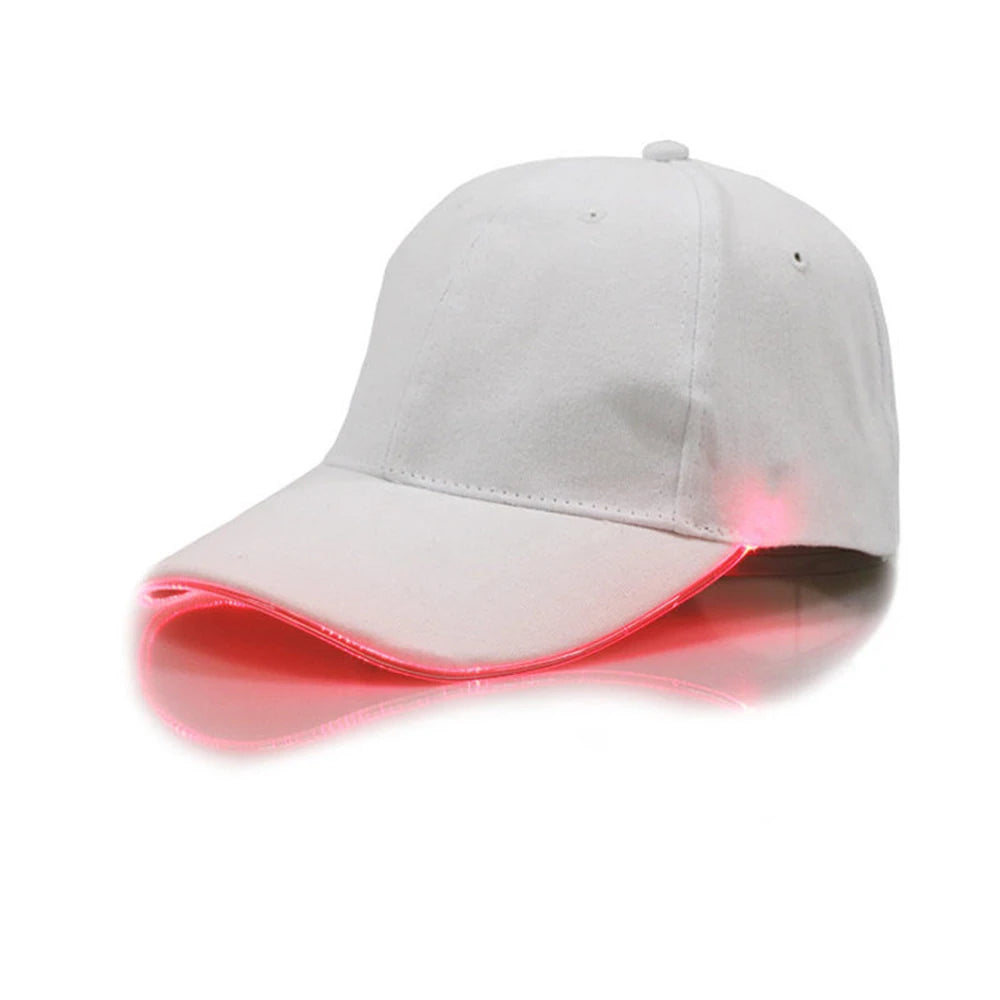 Adjustable Light Up LED Cap Flashing Baseball Hip-Hop Luminous Hat KTY Bar Party Event Sporting Event Nighttime Illumination Cap