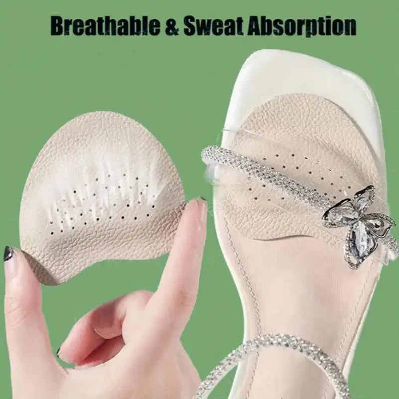2pairs Sandals Anti-Slip Stickers Forefoot Pad Women High Heels Pain