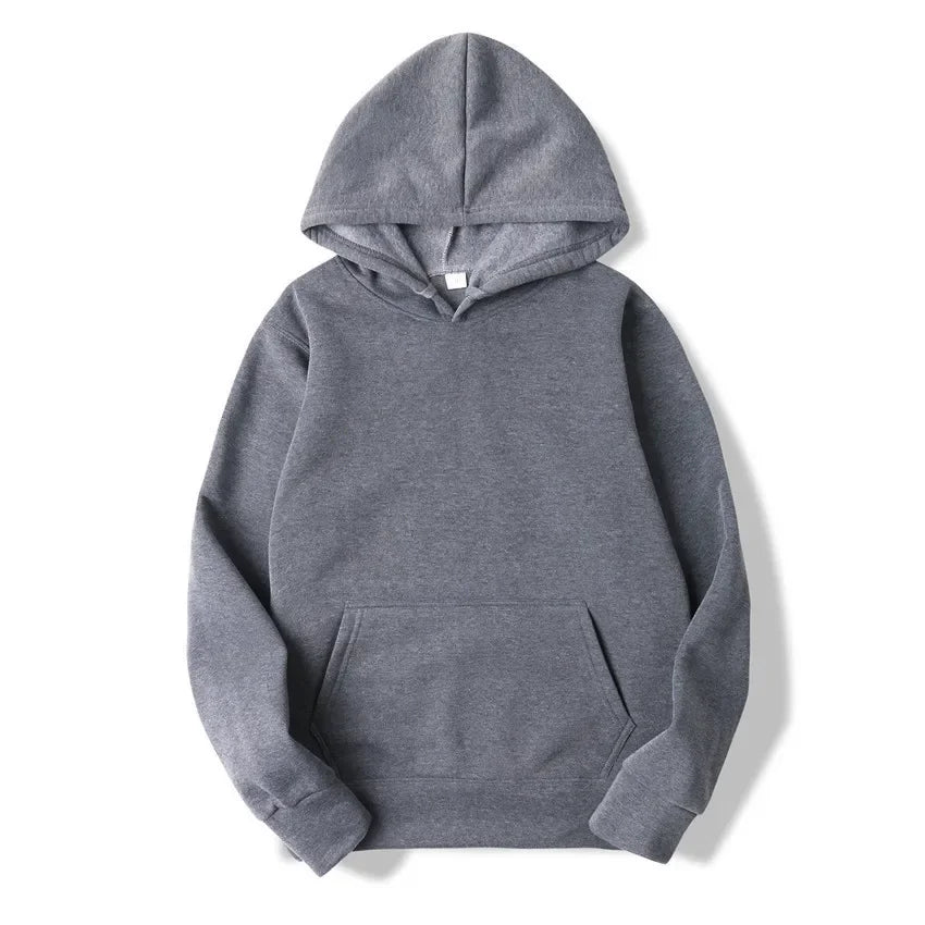 Plain - Casual Hoodie Sweatshirts