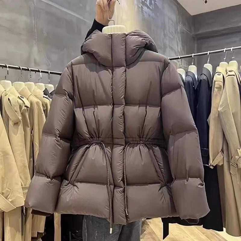 Fashion Parkas Women Casual Loose Hooded Puffer Coat