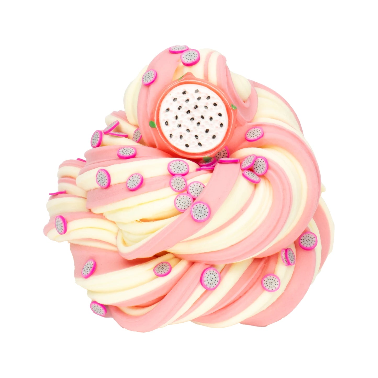 70ml Butter Fluffy Slime Kit Fruit Bicolor Slime Super Soft Non-Sticky and Scented for Kids Ideal Birthday Party Favor Gift