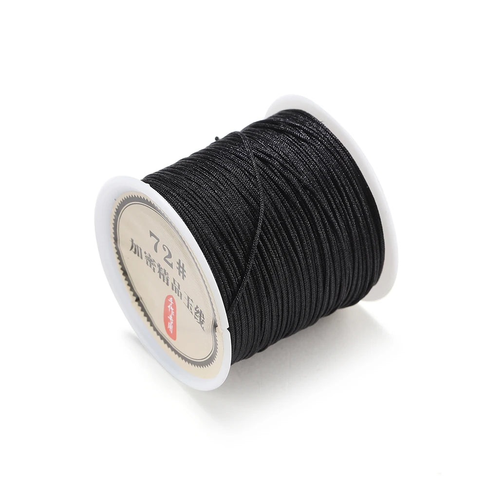10/50M 0.8mm Nylon Thread Cord Chinese Knot Bracelet Braided String for DIY Tassel Beading Shamballa String Jewelry Making