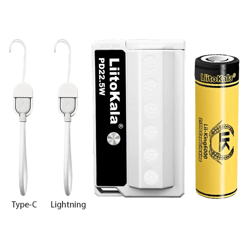 LiitoKala PB-L01 22.5W Portable Power Bank With Replaceable Battery-9