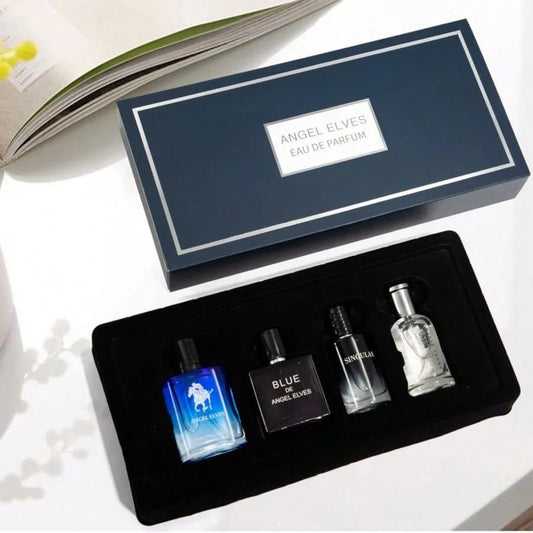 Gift Box 4 Pcs Set New Brand Perfume Men For Date 120ml Pheromone Perfumes Masculinos Lasting Charming Man Spray Parfums Homme