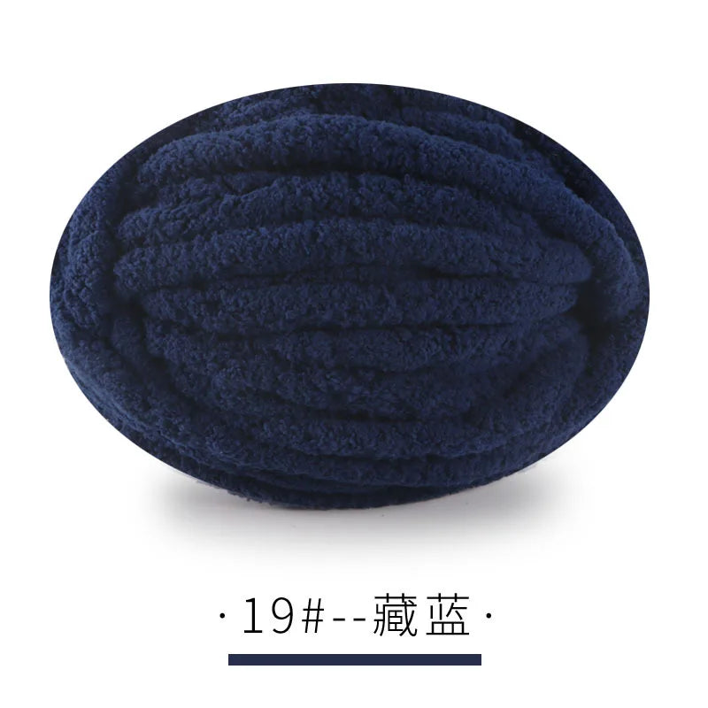 250g/Ball DIY Hand Knitting Chenille Yarn Thick Chunky Giant Yarn Cotton Thick Yarn for Scarf Cushion Handmade Crochet Hook Line