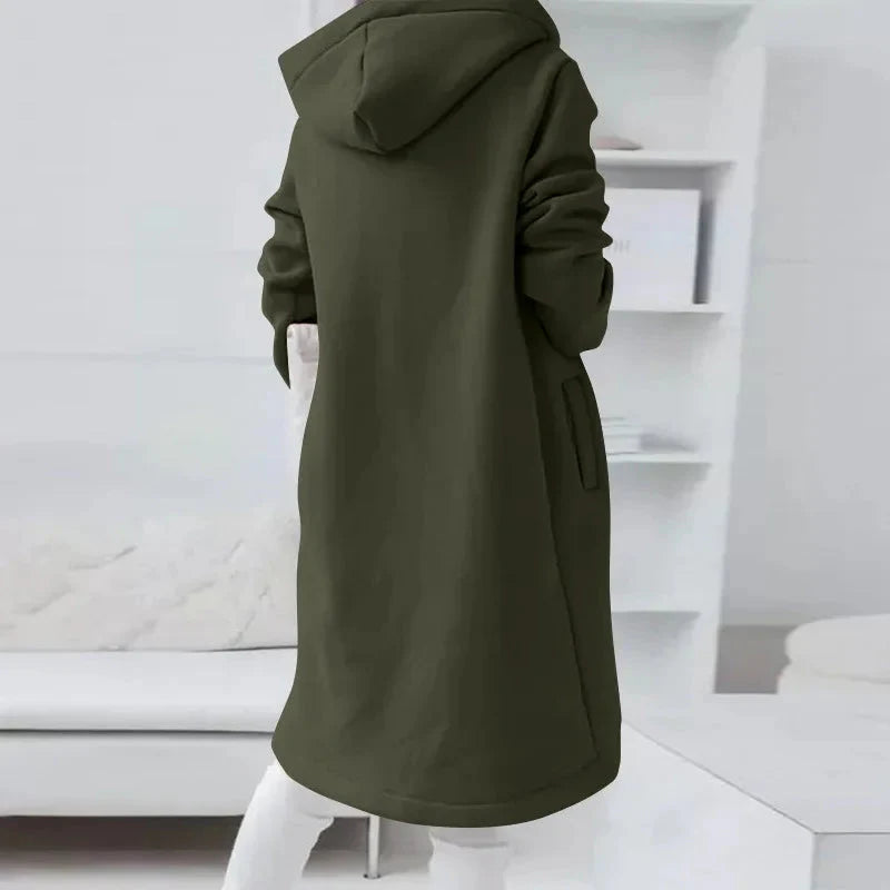 Oversized Zip-Up Streetwear Hoodie Women