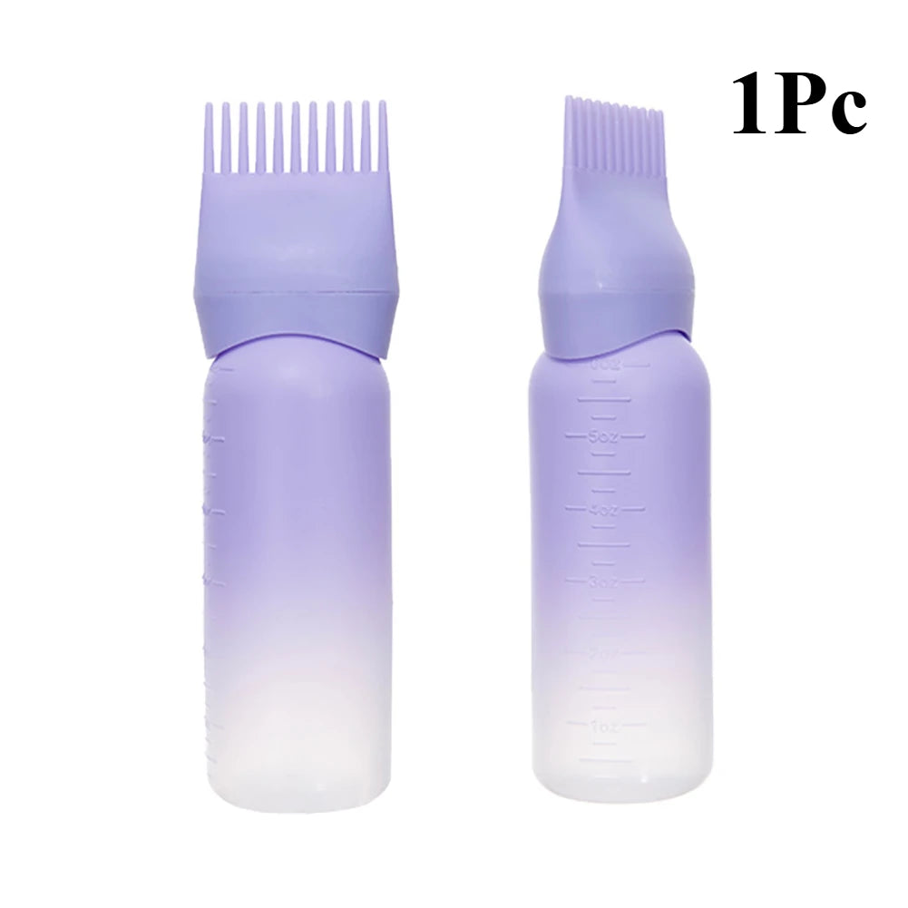 1Pc Colorful Hair Roots Massage Medicine Comb Hair for Hair Growth Serum Oil Nourish Portable Scalp Applicator Liquid Comb