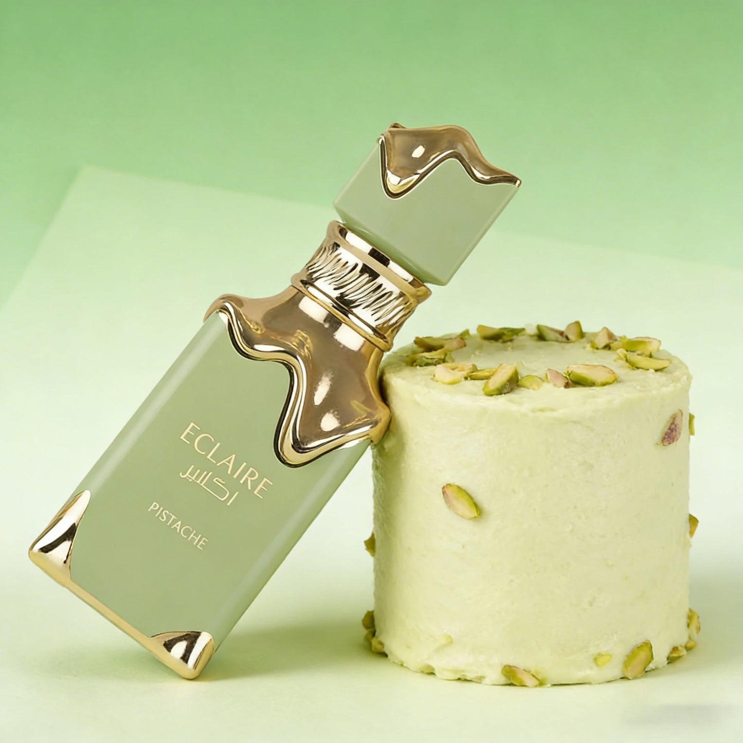 ECLAIRE pistachio - gourmet, nutty, creamy, musky - women's persistent light essence spray, 3.4 oz/100 ml