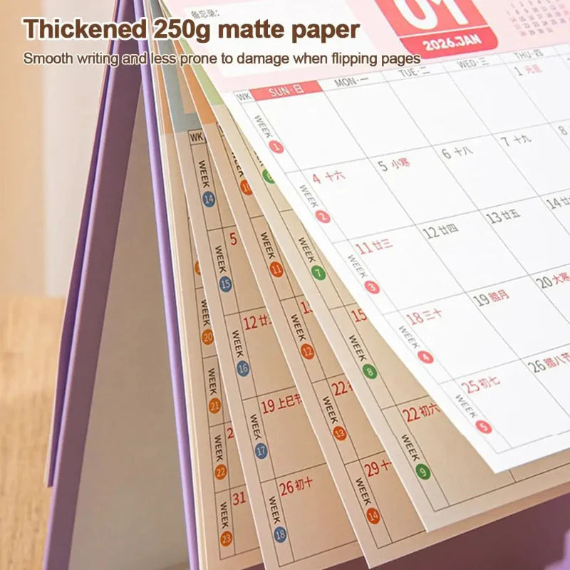 2026 Desktop Calendar With Sticky Notes