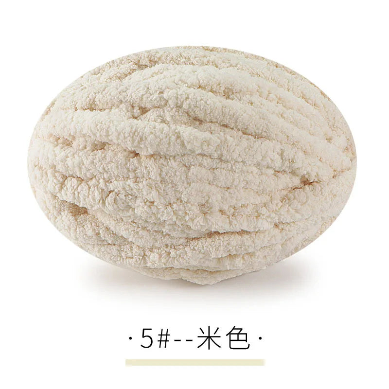 250g/Ball DIY Hand Knitting Chenille Yarn Thick Chunky Giant Yarn Cotton Thick Yarn for Scarf Cushion Handmade Crochet Hook Line