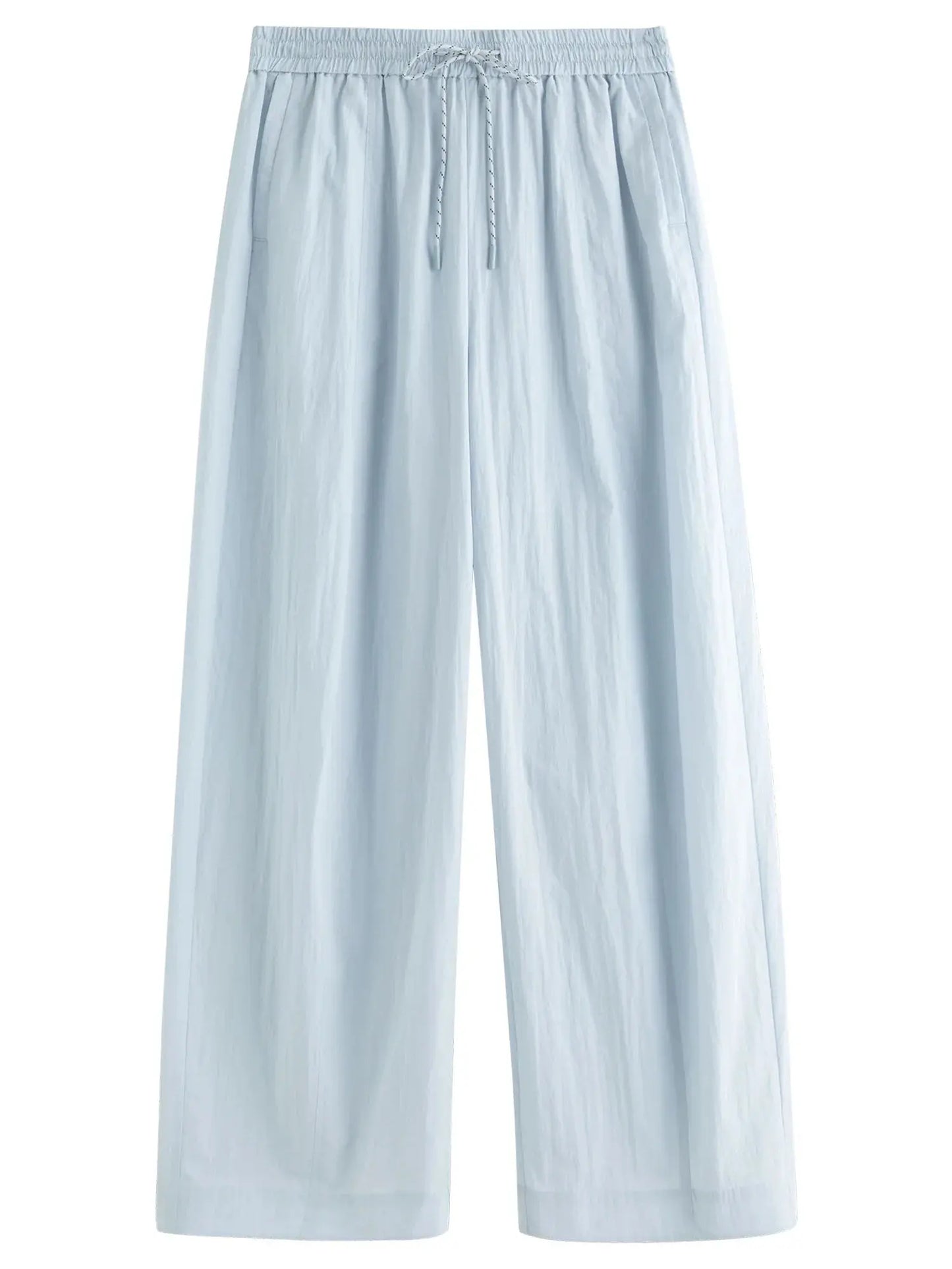 Comfy Wide-Leg Drawstring Pants