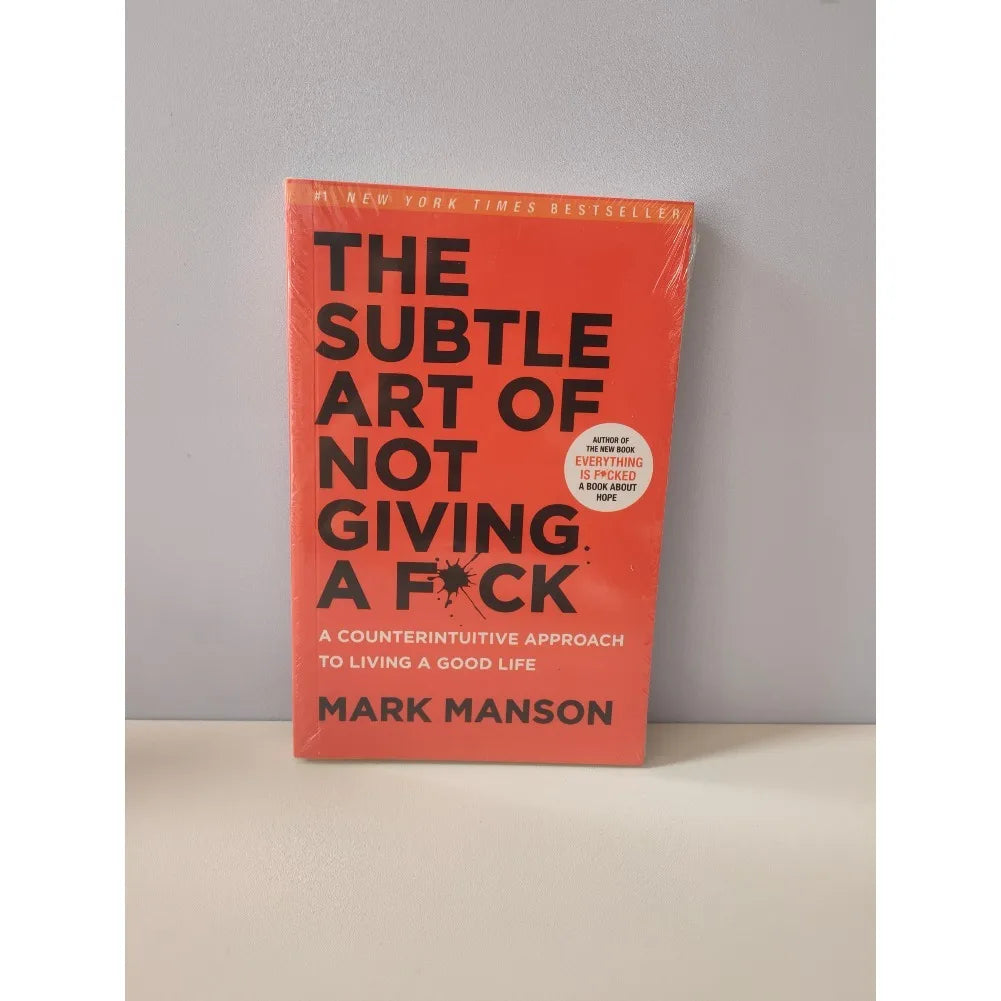 The Subtle Art of Not Giving A F*ck / Every Thing Is F*cked By Mark Manson Self Management Stress Relief Book