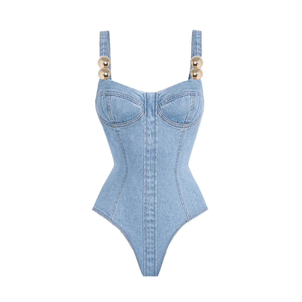 Denim Print 2Pcs Swimsuit Sexy Bikini Women Swimwear Bandeau Biquini Female Mini Skirt Bathingsuit Push Up Swim Suit Beachwear
