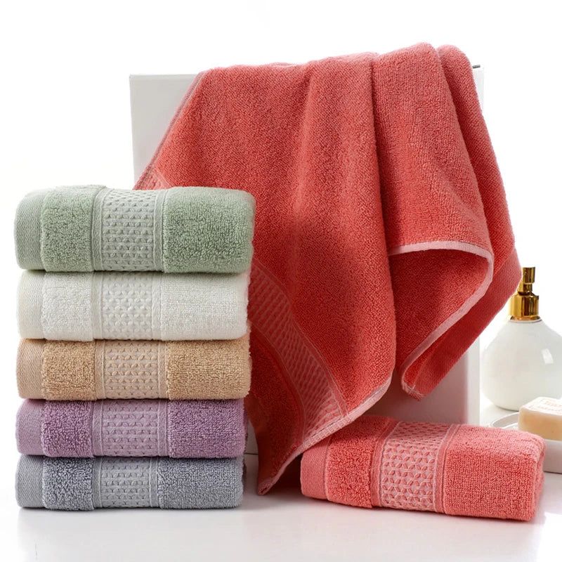 High quality pure cotton thickened Adult towels Soft and absorbent towels for both men women's household useDaily face washtowel