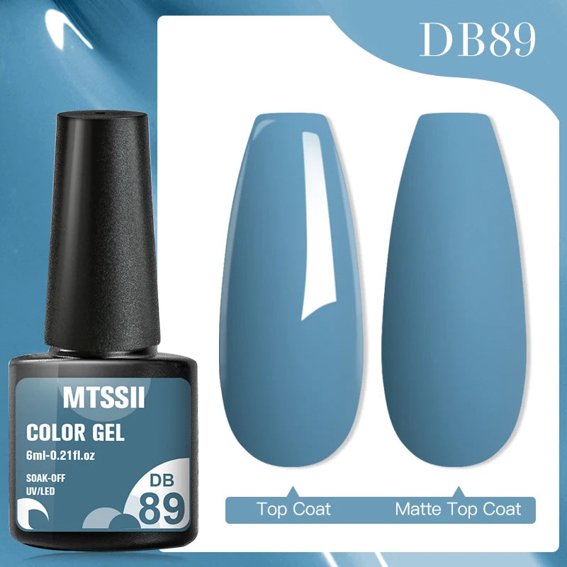 Mtssii 7ml Neon Snowflake Gel Nail Polish Fluorescent Gel UV LED Semi Permanent Glitter Snow Sequins Nails Art Design Varnishes