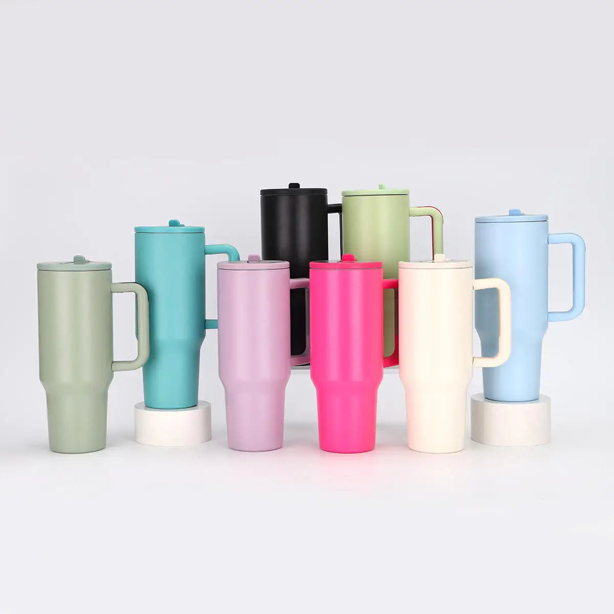 Personalized Custom Name Stainless Steel Insulated Cup With Handle And Straw For Car Use Suitable For Fitness And Outdoor Travel