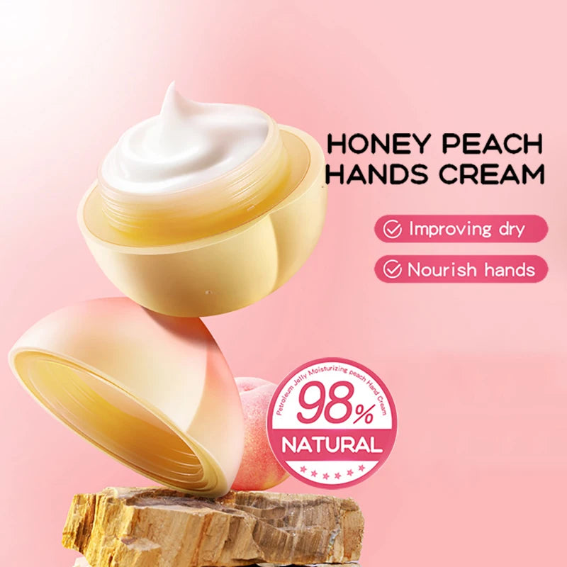 SADOER Mango Peach Aloe Vera Lemon Fruit Hand Cream Moisturizing Brightening Repairing Hand Creams For Hands Skin Care