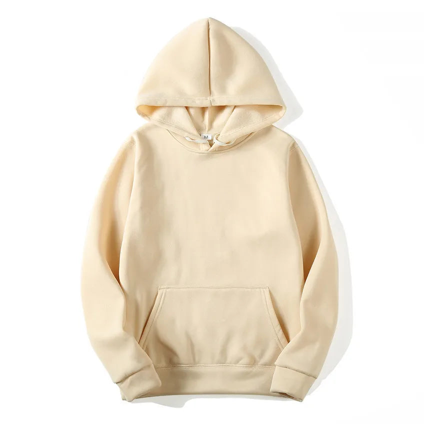 Plain - Casual Hoodie Sweatshirts