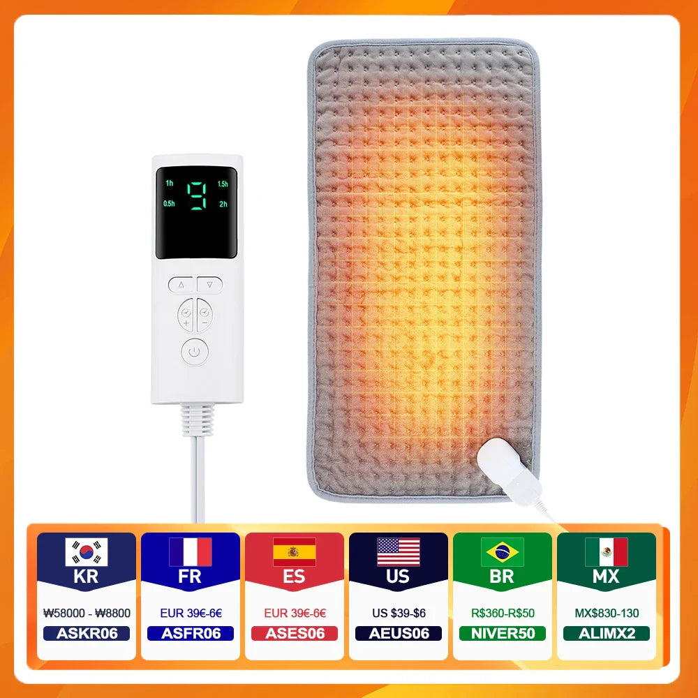 Electric Heating Blanket – Warm Heated Pad for Bed & Sofa Winter Use