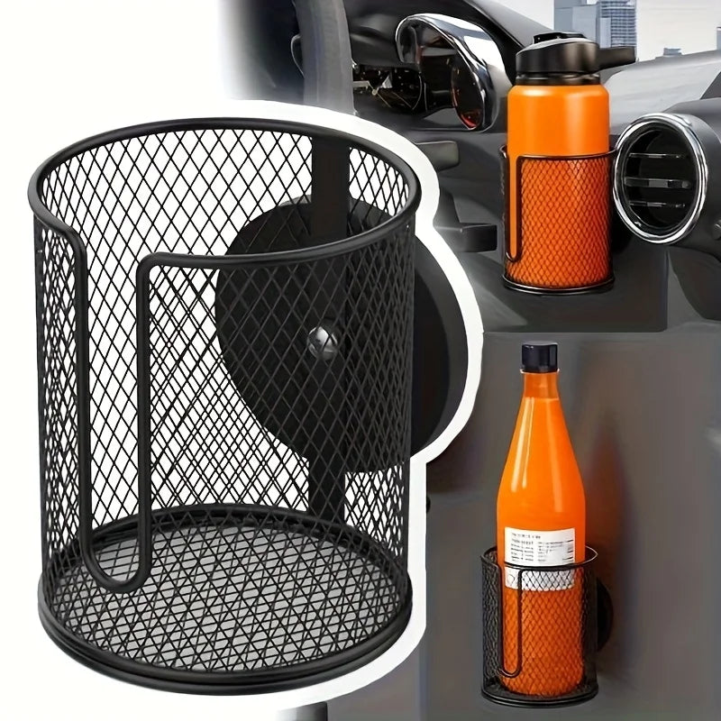 1 Pack Heavy-Duty Magnetic Car Cup Holder with N38 Super Magnet, Anti-Slip for Vehicles, 8.38cm Inner Diameter