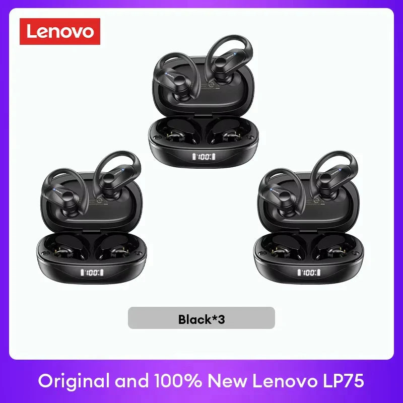 Lenovo Bluetooth V5.3 Wireless Headphones