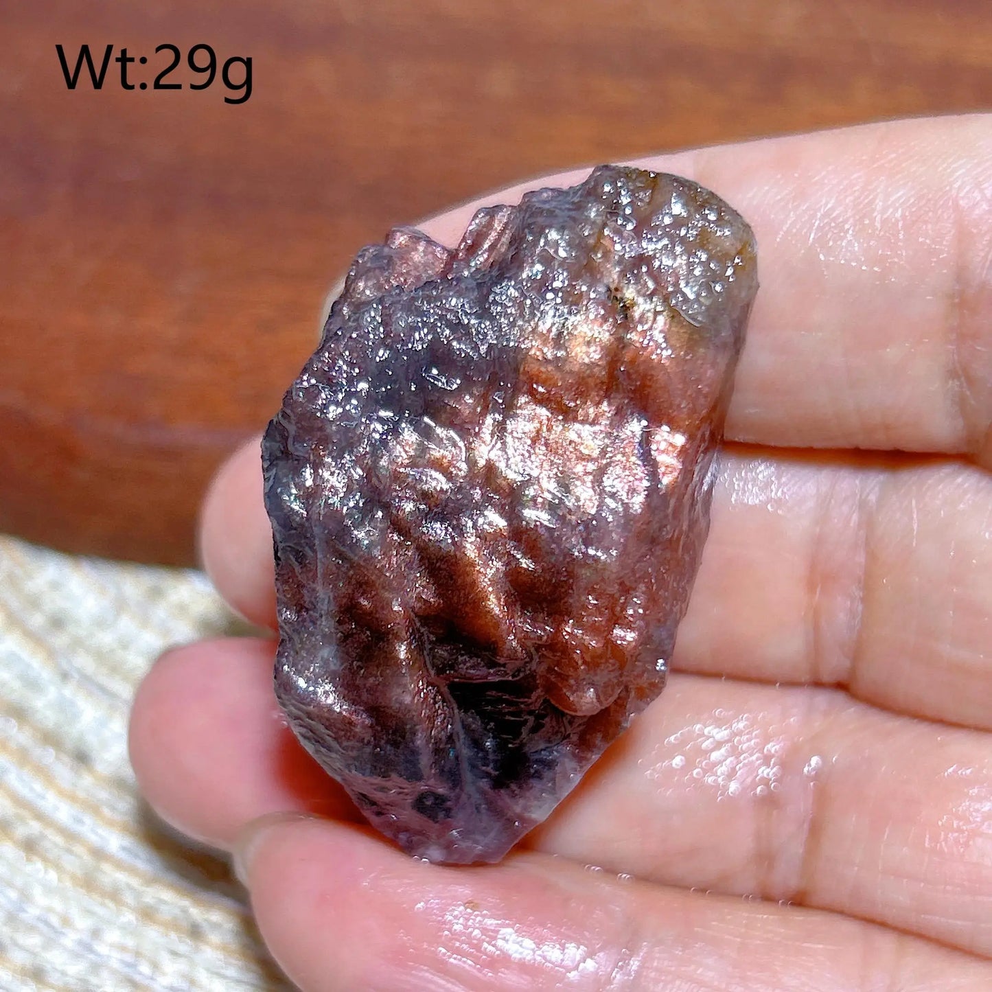 Natuurlike Kristalle Swart Galen Kristal Koper Sonsteen Rou Spesimen Reiki Reënboog Flitsende Huisversierings Minerale Energie Geskenk