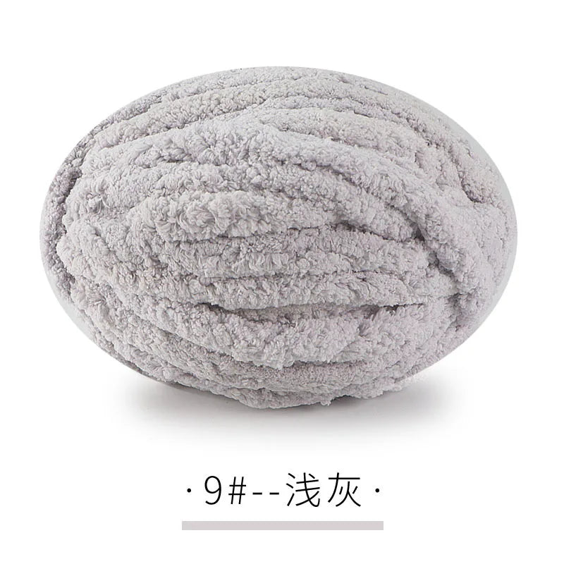 250g/Ball DIY Hand Knitting Chenille Yarn Thick Chunky Giant Yarn Cotton Thick Yarn for Scarf Cushion Handmade Crochet Hook Line