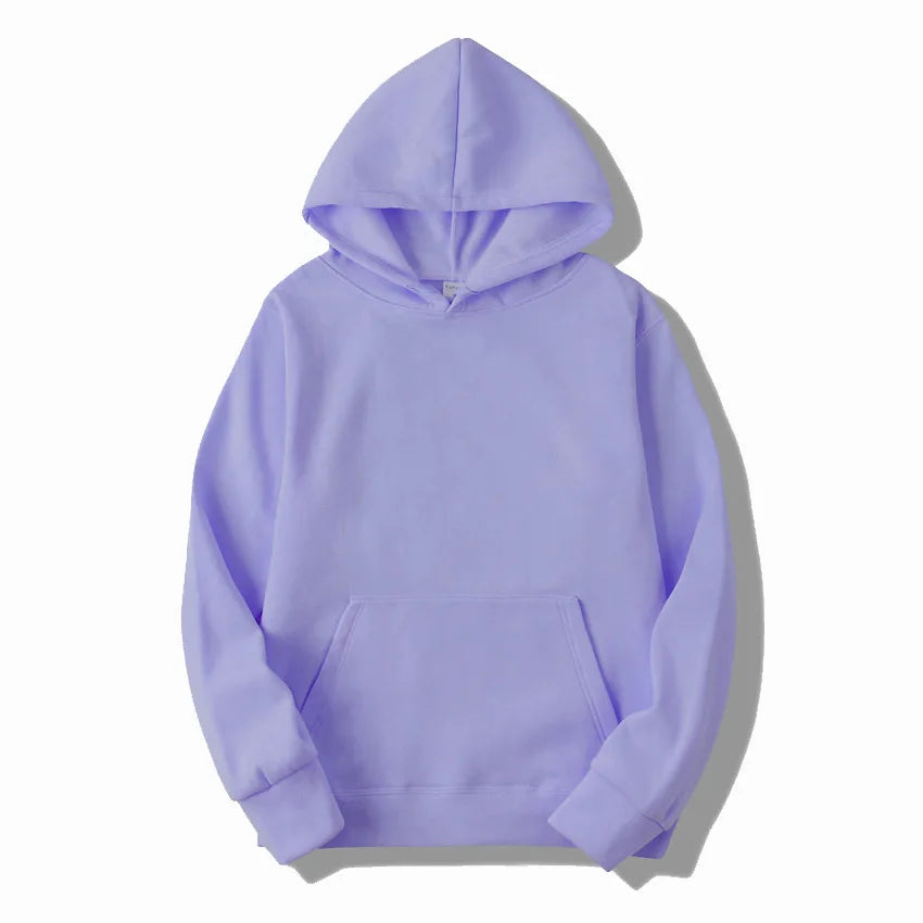 Plain - Casual Hoodie Sweatshirts