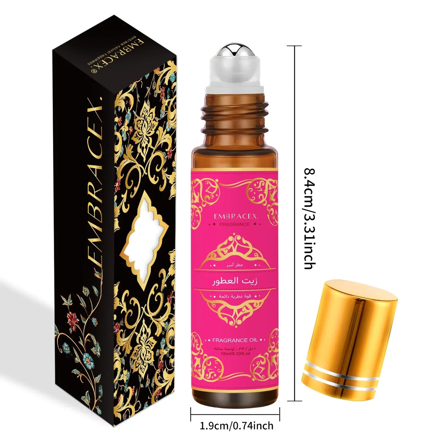 8PC/1PC 10ml Roller Essential Oils Eid al-Fitr Gift Perfume Oil Skincare Face Oil Bodycare Humidifier Six Long Lasting Scents