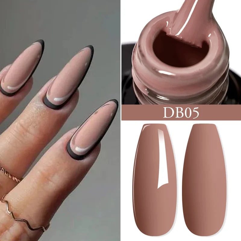7ml Glitter Reflective Gel Nail Polish Sparkling Soak Off UV LED Gold Silver Black Pink Gel Polish Starter Kit For Home Salon