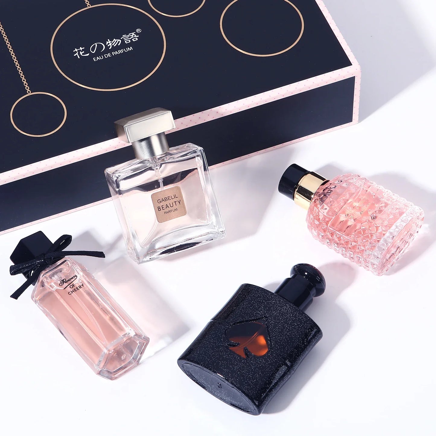 Original Women's Perfume 105ml Four-Piece Set with Fresh Long-Lasting Eau De Parfum Gift Box Plant Floral Scent