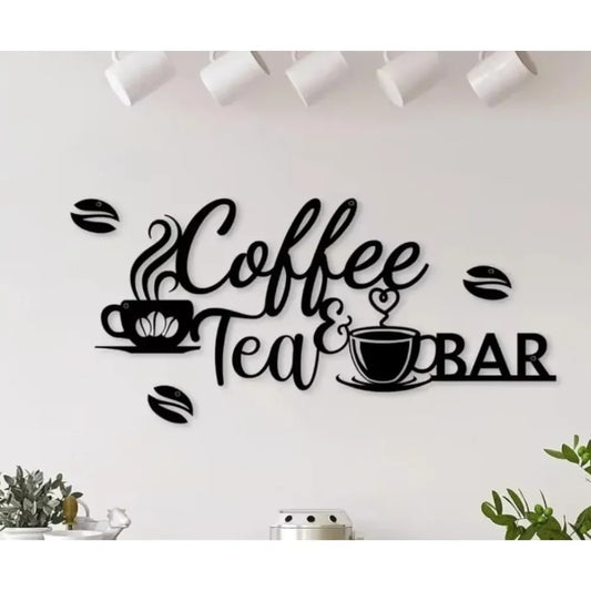 Coffee Bar Sign - Rustic Wall Art for Home Decor-0
