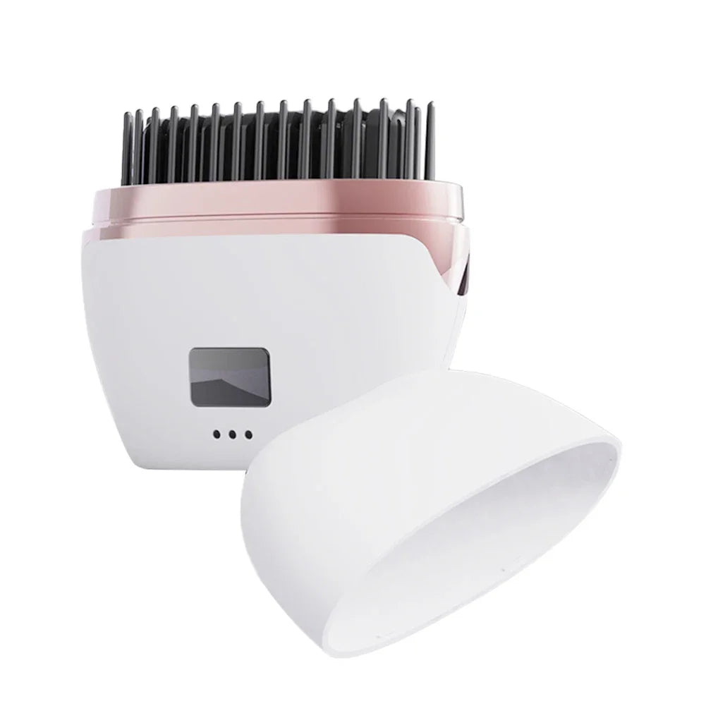 Hair Comb Rechargeable Temperature Adjustable Dual-purpose Hair Straightener Wireless Straight Curling Iron Hair Styling Tool