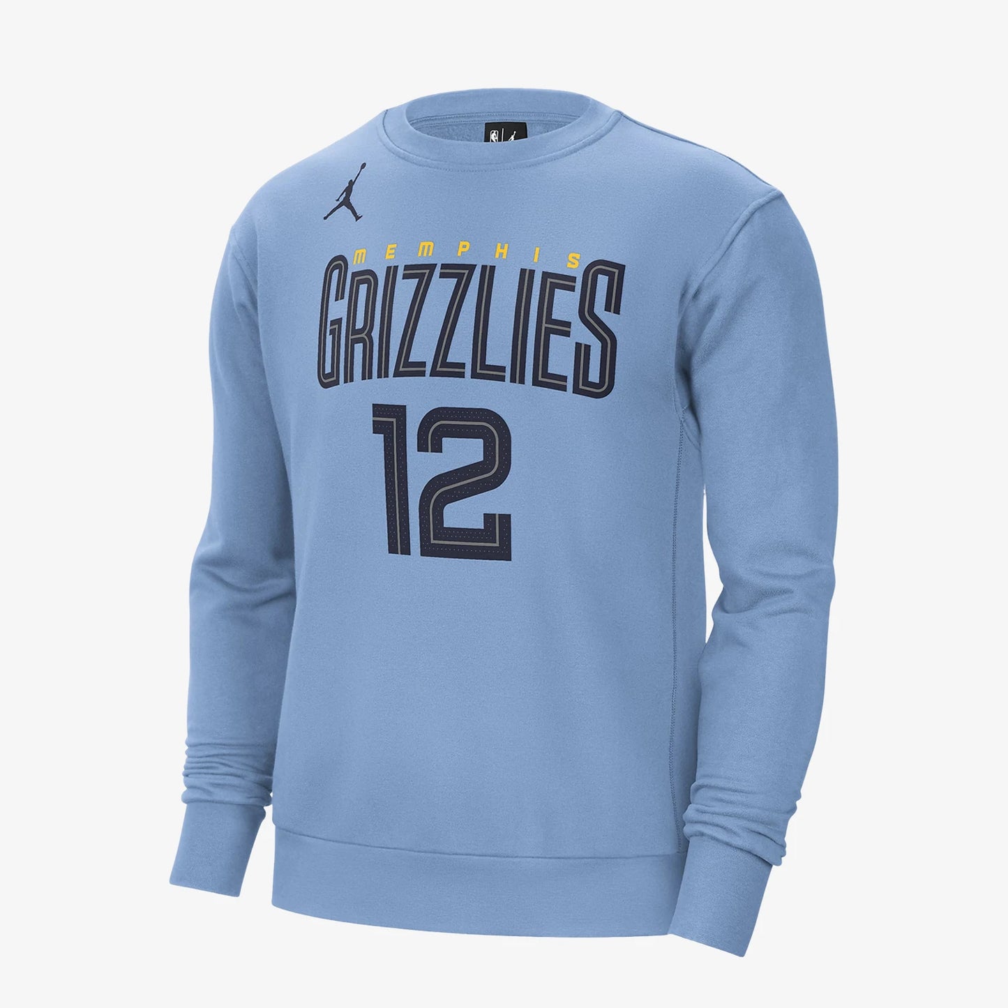 Nike Official Genuine Jordan Men's Memphis Grizzlies Fleece Hoodie DZ0610