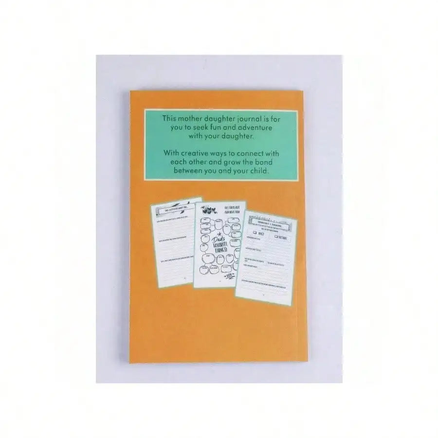 Mother Daughter Journal - Interactive Passback Notebook, 106 Pages High-Quality Paper, Mom-Daughter Conversation Starters