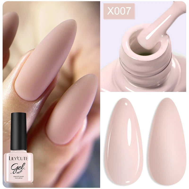 LILYCUTE 7ml Neon Reflective Nail Gel Polish Dark Flash Glitter Effect Fluorescent Gel Soak Off UV Gel Summer Nail Art Varnish