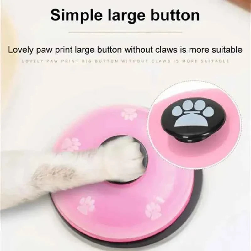 Pet Training Dinner Bell Toy – Interactive Training Tool for Dogs & Cats