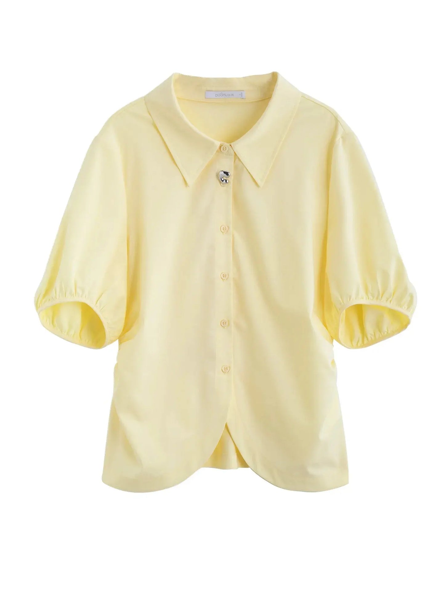 Elegant Summer Short-Sleeve Shirt