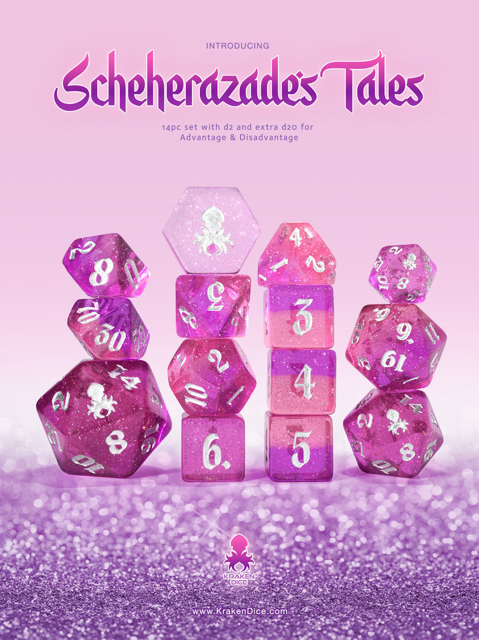 Scheherazade's Tales 14pc Dice Set