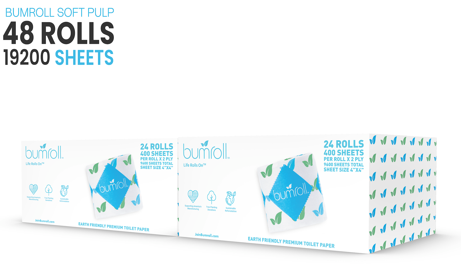 48 Recycled Toilet Rolls – Patriot Bundle-8