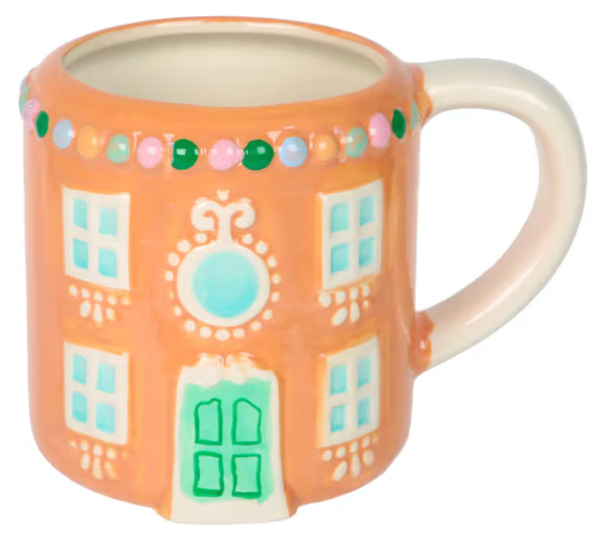 Ceramic Gingerbread House Coffee Mug-0