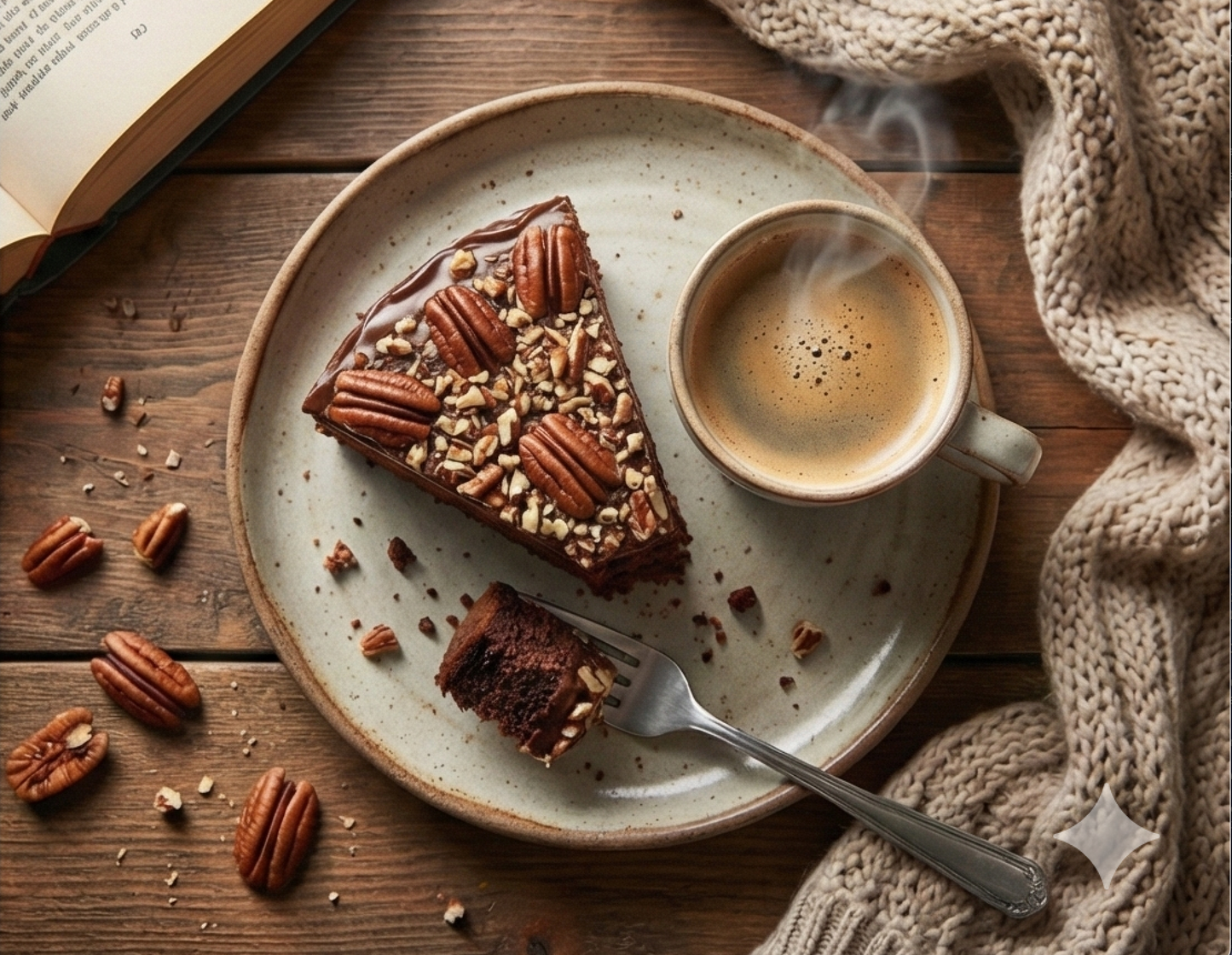 Andy Anand Caramel Pecan Cake, 9-Inch, 2.8 lb – Hand-Baked, Toasted Pecans, Caramel Drizzle, No Preservatives, Birthday & Holiday Gift