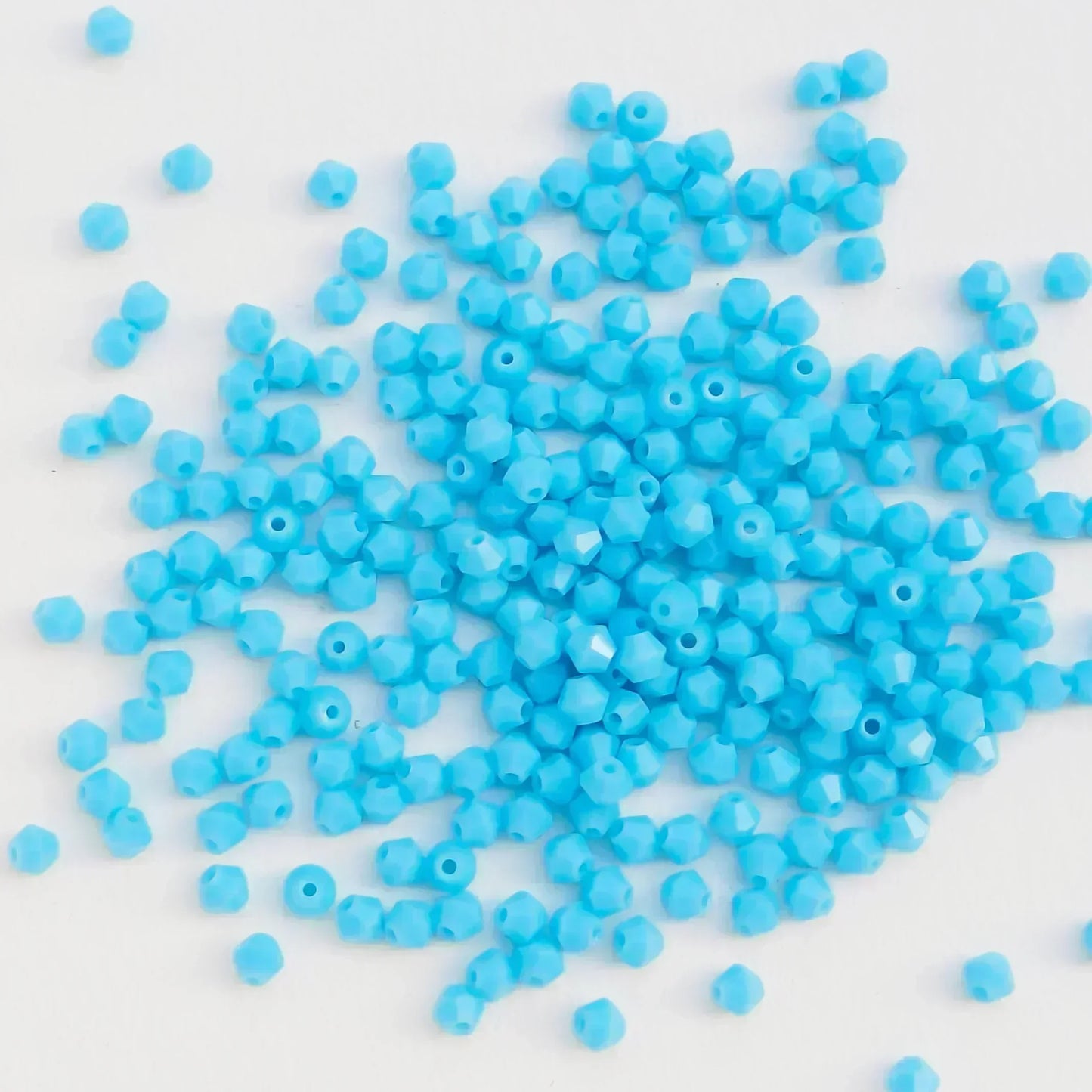 100PCS Bicone Crystal Glass Bead Colorful Loose Spacer Glass Bead for Jewelry Making DIY Necklace Earrings Bracelets Accessories