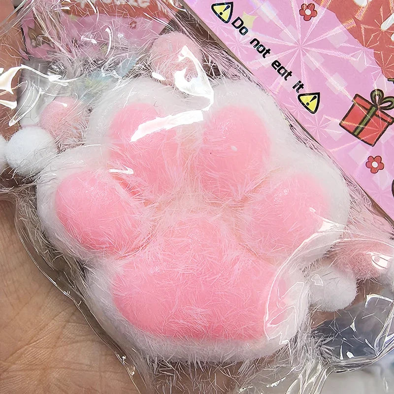 Squeeze Cat Paw Toy | Soft Sticky Stress Relief Squishy Gift