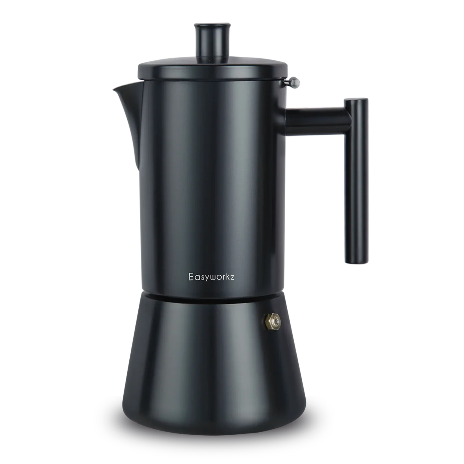 Easyworkz Stovetop Espresso Maker Stainless Steel Italian Coffee Machine Maker Moka Pot Induction Espresso Pot-0